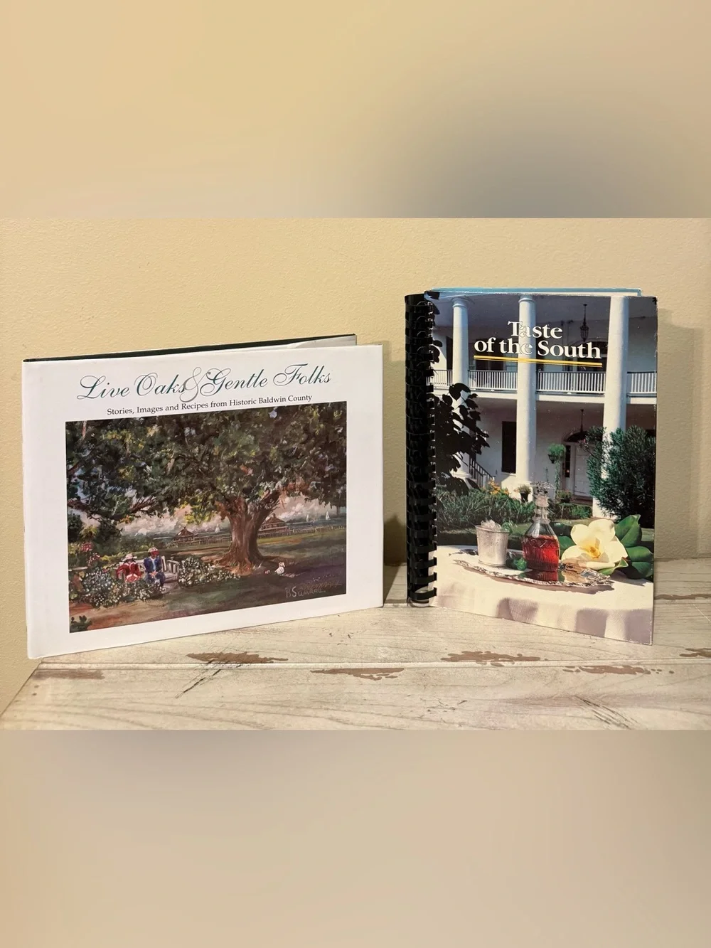 Vintage Southern Cookbook Bundle: Live Oaks & Gentle Folks + Taste of the South